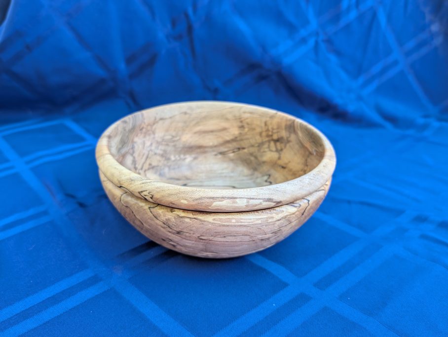Spalted cherry bowl