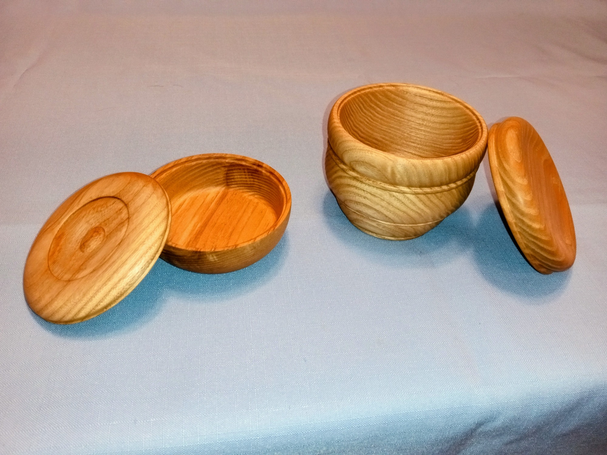 Turned lidded box